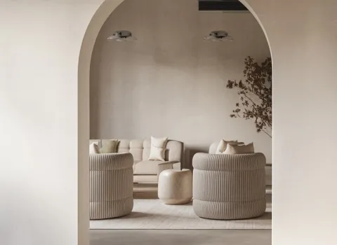 wohnzimmer im minimalistischen Design